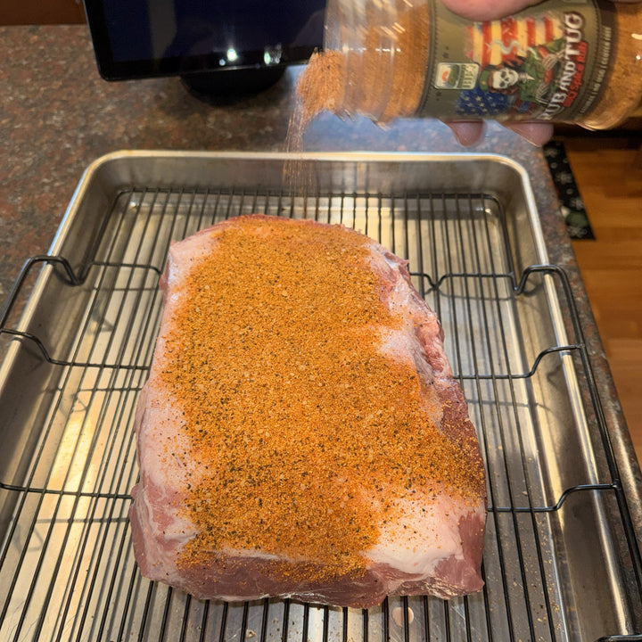 Rub and Tug on pork